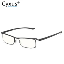 Cyxus анти синий светильник очки для чтения прозрачные линзы дальнозоркости очки унисекс 2201