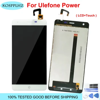 

KOSPPLHZ Original For Ulefone Power LCD Display Touch Screen Digitizer Assembly 5.5" Ulefone Power 1 Phone LCD Replacement+Tools