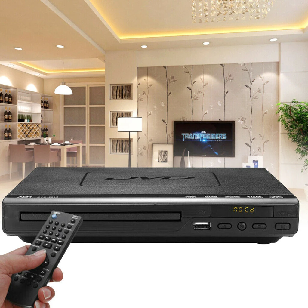 2020 NEW HD HDMI DVD Player ADH CD VCD Music Disc Upscaling USB Remote 1 inch Screen | Электроника