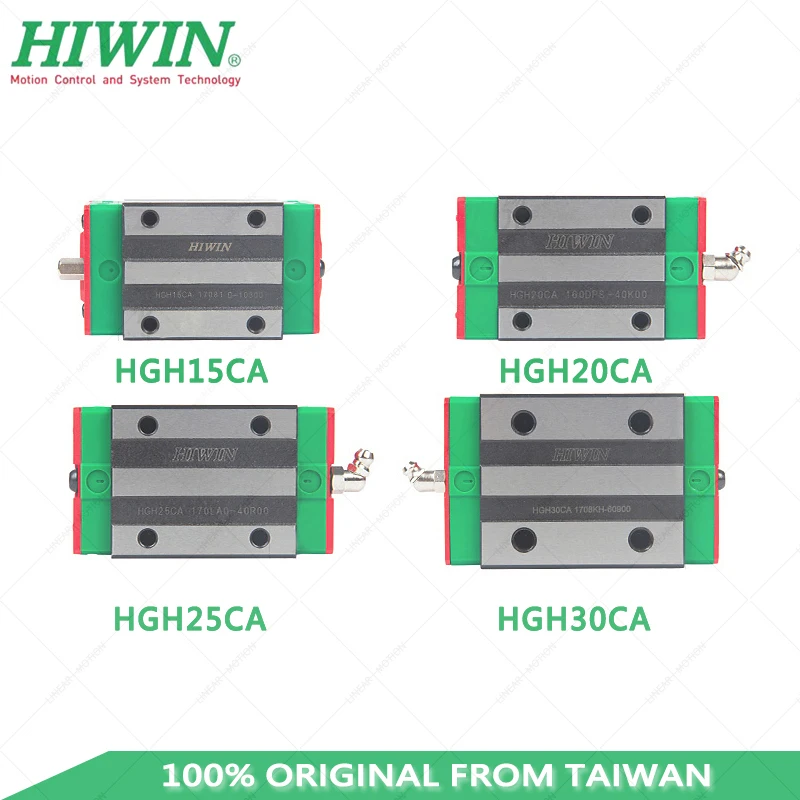 Оригинальный HIWIN HGH15CA HGH20CA HGH25CA HGH30CA линейные направляющие блочные каретки для HGR15
