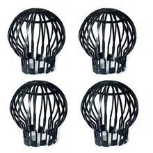 

4Pcs Auxiliary Safe Compact Drain Outlet Anti-blocking Round Net Cover for Garden Floor Drain Net Roof Sheet Net