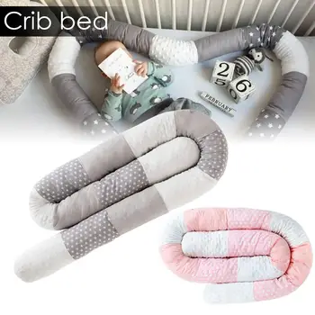 

2.5M Baby Crib Bumper Anti-collision Baby Bed Bumper Soft Bed Fence Pillow Cushion Infant Crib Protector Baby Bedding