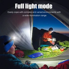 Головной светильник, налобный фонарь, перезаряжаемый, для пеших прогулок, 800LM, Головной фонарь, лампа для бега, кемпинга, сильный светильник, USB, для рыбалки, спортивные товары