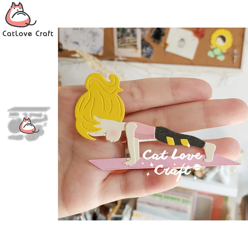 Catlove 판자 스포츠 운동 금속 절단 다이 스크랩북 스텐실 다이 컷 카드 만..