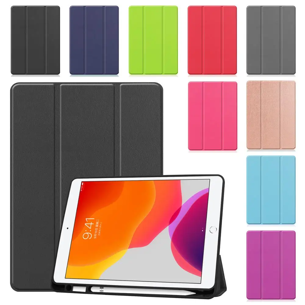 Чехол для нового iPad 10,2 дюйма с Solf задней смарт-подставкой защитный чехол с автоматическим сном/пробуждением