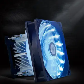 

12cm Cool LED Hydraulic Silent Laptop Cooler Computer CPU Cooler Fan Radiator Cooler Notebook for LGA 1156 CPU Cooling кулер