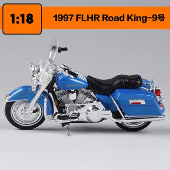 

Maisto 1:18 Harley Davidson 1997 FLHR Road King Motorcycle metal model Toys For Children Birthday Gift Toys Collection