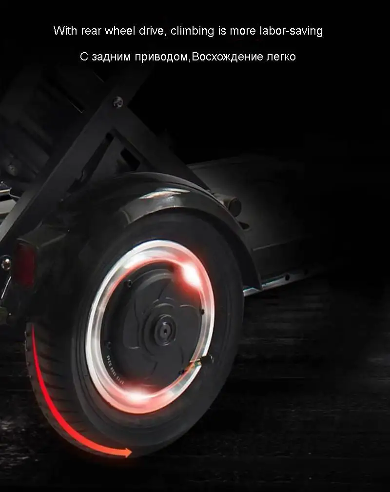 Electric Kick Scooter Adult Three Wheel Electric Scooters Tricycle 36V 300W Portable Folding Electric Elderly Scooter (28)