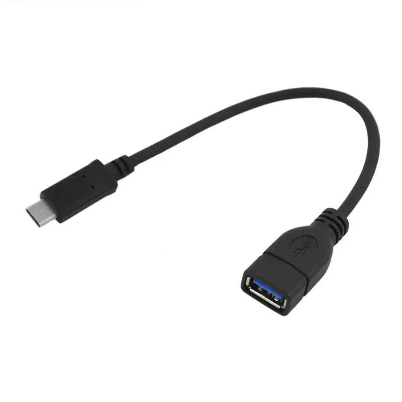 Реверсивный USB 3,0 3,1 type C Мужской разъем к гнезду OTG кабель для передачи данных