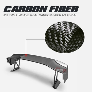 

J1 Type Carbon Fiber Rear GT Spoiler For Honda Civic FD2 Glossy Finish Trunk Splitter Part Tuning Bootlid Wing Drift Body Kit