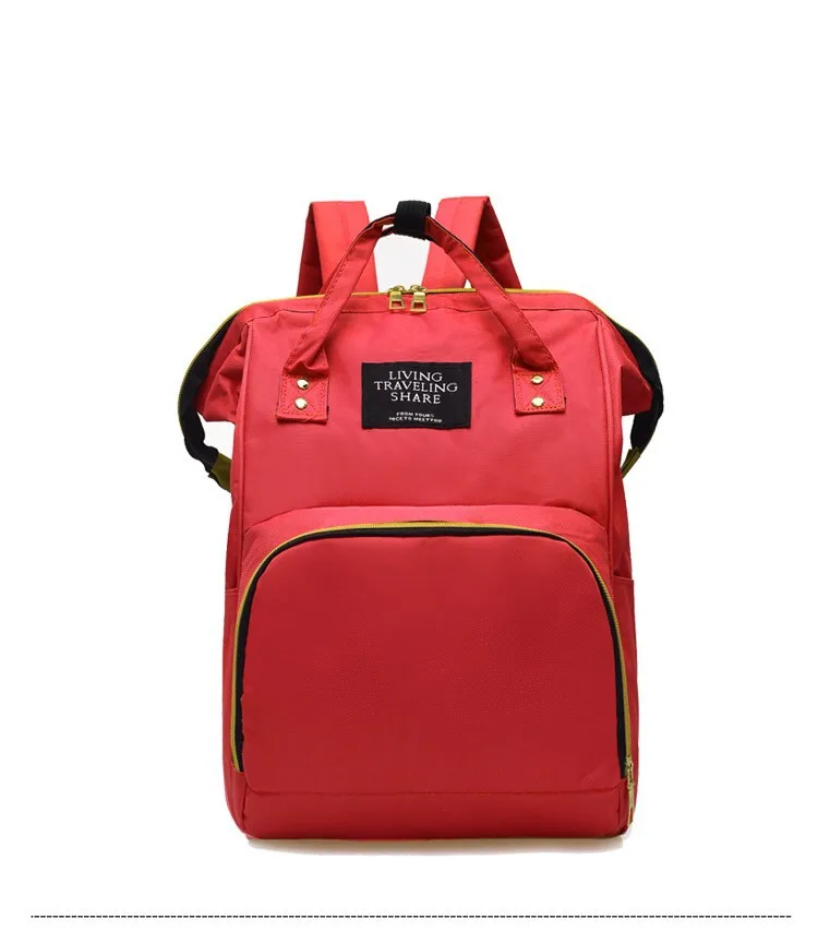 Diaper Bag Women's New Style Backpack Mom And Baby Backpack Nursing Mommy Bag Korean-style Large Capacity Travel Treasure Mom Ba