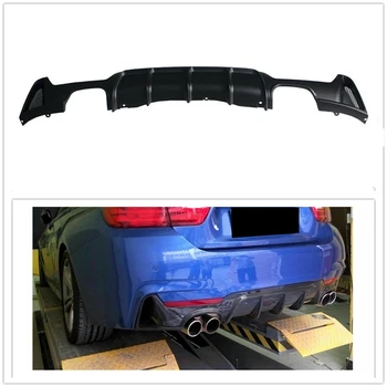 

Rear Bumper Diffuser For BMW F32 F33 435i M Tech Quad Out 2014 2015 2016 2017 2018 Matte Black