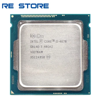 

used Intel Core i5 4670 3.4GHz 6MB Socket LGA 1150 Quad-Core CPU Processor SR14D