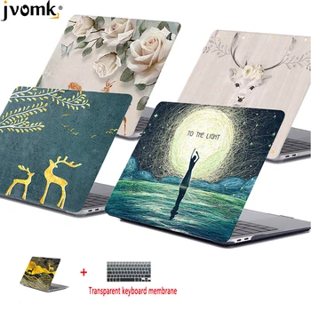 

NEW 2019 Laptop Case For Apple MacBook Air Pro Retina 11 12 13 15 for mac book New Pro 13.3 15.4 inch A1706 A1932+Keypad Cover