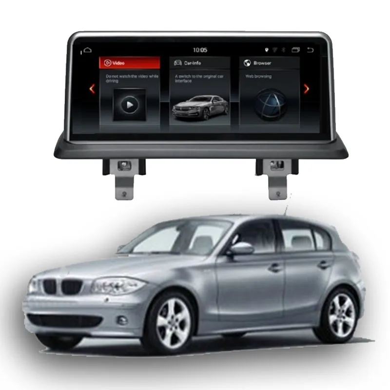Автомобильный мультимедиа для BMW 1 E81 E82 E87 E88 2004 2005 2006 2007 2008 2009 2010 2011 CarPlay TPMS GPS аудио