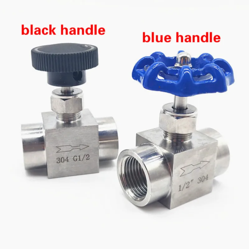 Игольчатый внутренняя резьба клапана 1/" 1/4" 3/" 1/2" дюймов нержавеющая сталь управления отключения крана настраиваемый игольчатый регулятор клапана