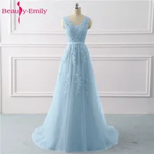 Robe De Soiree, сексуальное длинное вечернее платье с v-образным вырезом на спине, с аппликацией, высокое качество, без рукавов, вечерние платья для выпускного вечера, доступно много цветов
