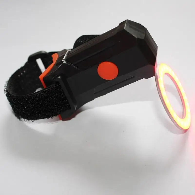 10lm зарядка через usb Водонепроницаемый COB светодиодный задний фонарь для велосипеда Предупреждение задний фонарь