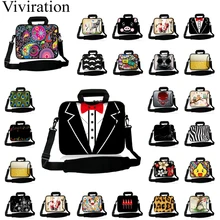 Неопреновая сумка на плечо для ноутбука 10, 12, 13, 14, 15, 17 дюймов, Универсальная Портативная сумка-мессенджер для ноутбука, брендовый портфель