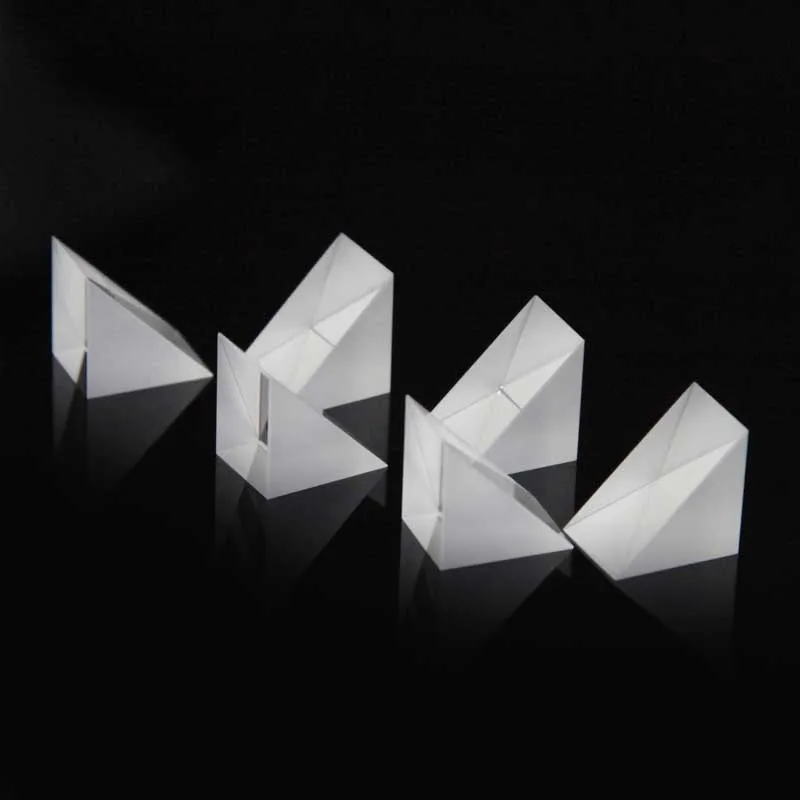 Optical Glass 15MM Triangular Prism Right Angle Prism Prism Optical Experiment Prism Right Angle Prism Optical BK7 Glass