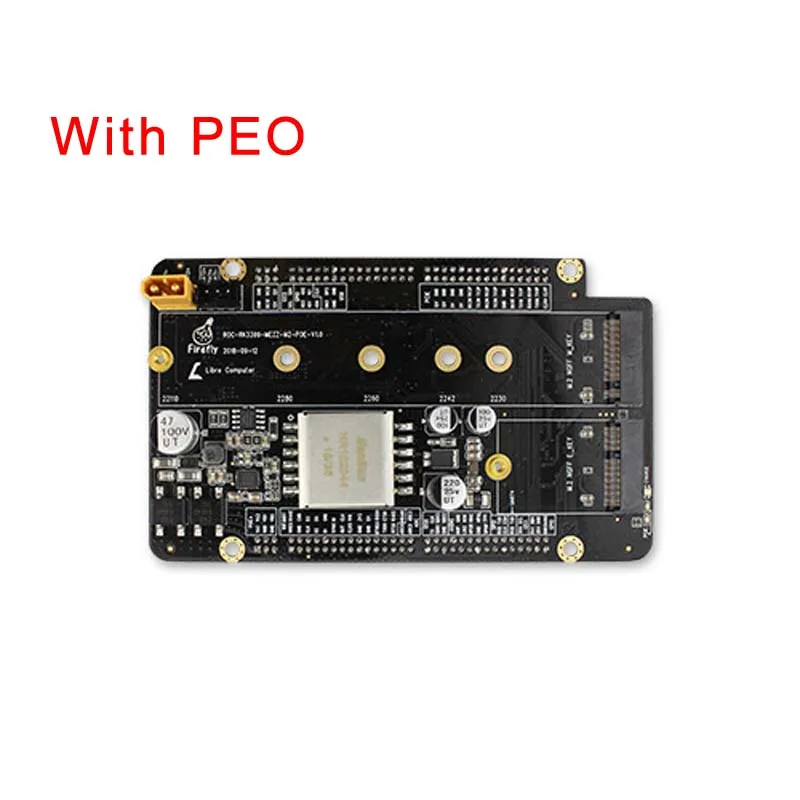  ROC-RK3399-PC Extension Board SSD Verlängerung WiFi & Bluetooth Verlängerung POE + Netzteil Aeromod
