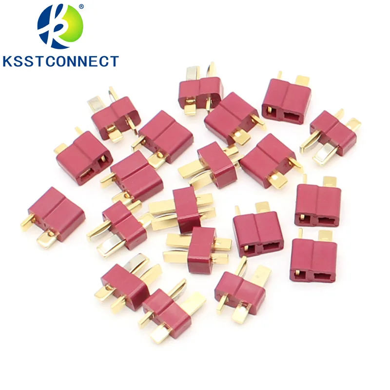 AM 1015 10 пар штекер и гнездо (20 шт.) разъем Dean T для аккумулятора ESC RC Lipo|plug connector|pair