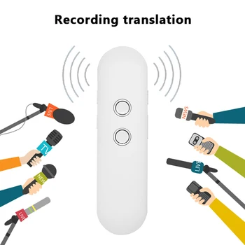 

Voice Translator Bluetooth USB Real Time Multi Language Travel Two Way Fast Learning Portable Take Photo Wireless Meeting Smart