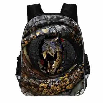 

Cool Popular Animal Pattern Backpack For Children Jurassic Dinosaur World Kingdom Girls Boys Schoolbags Primary Mochila