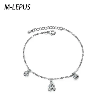 

Creative Simple Cartoon Mickey Mouse Crystal Bracelet Inlaid Zircon Jewelry Fashion Charm Ladies Family Party Birthday Gift