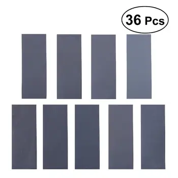 

36Pcs Sand Paper Dry Wet Sandpaper Grit Sandpaper Sanding Paper Sheet for Wood Home