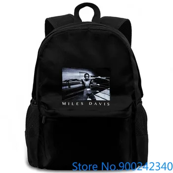 

Miles Davis Boxing Mens women men backpack laptop travel school adult student