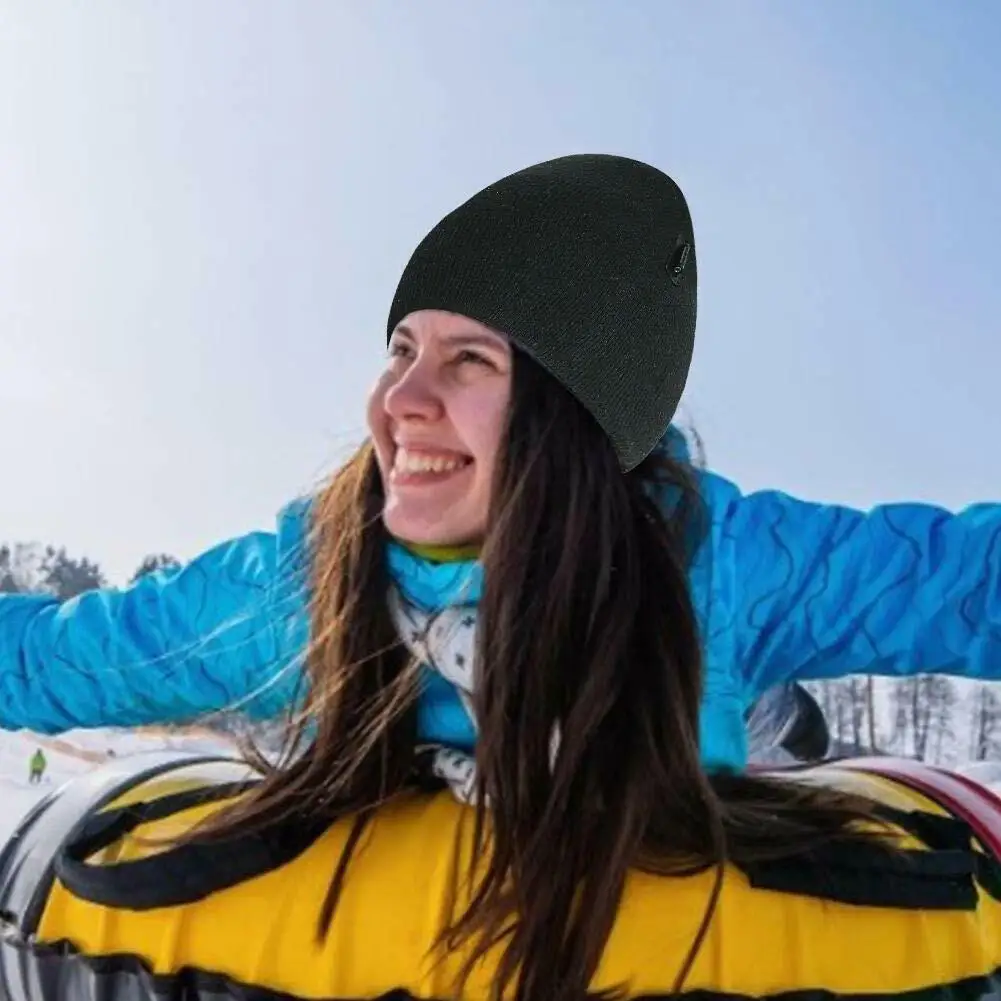 Перезаряжаемая электрическая шапка с подогревом унисекс перезаряжаемая шапка интеллектуальная теплая шапка зимняя уличная шапка для катания на лыжах