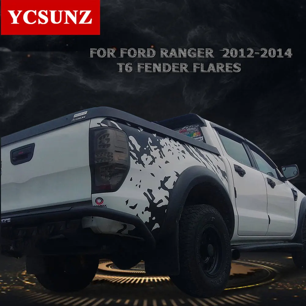 6 дюймовые колесные своды крыла для Ford Ranger Wildtrak T6 2012 2013 2014 двойная