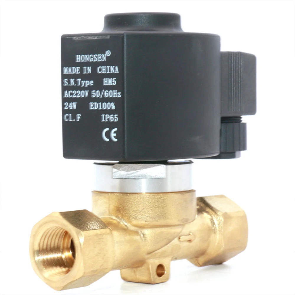 Solenoid Valve Water Valve Stage Design Spray CO2 Control One-way Solenoid Valve HM5 24W Pneumatic Pressure Controller Switch