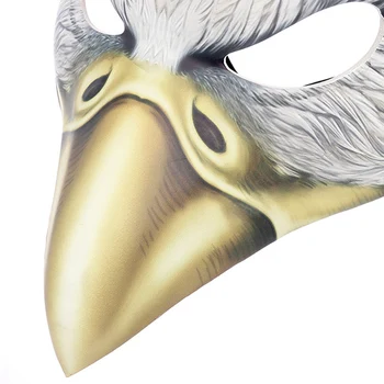 

2020 Halloween Carnival Eagle Mask Half Face Mask Dance Fashion Props Cosplay Punk Stage Performance Masquerade Mask Party