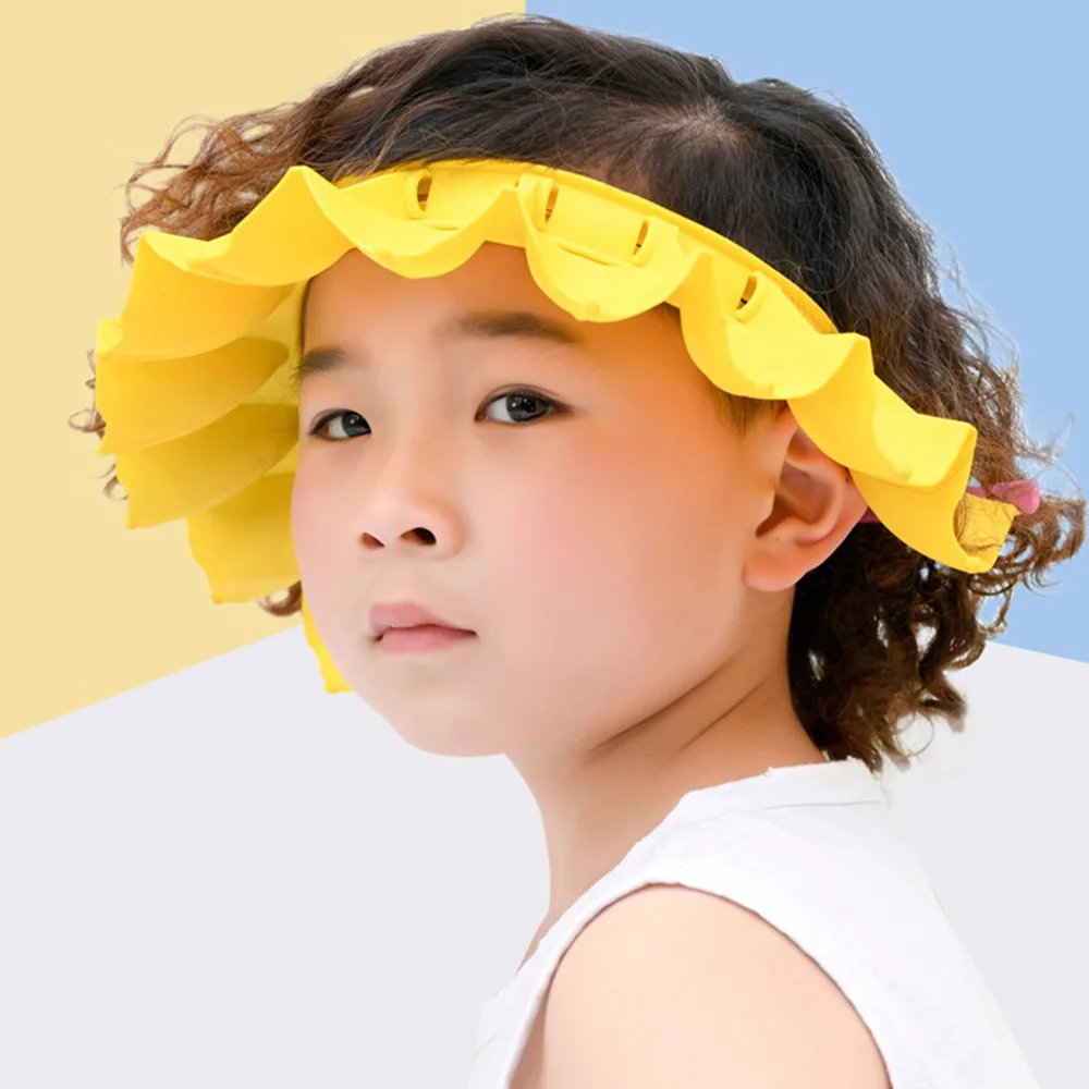 Kids Shampoo Shower Bathing Cap Bath Protect Adjustable Cap for Baby Wash Hair Shield Children Bathing Hat Kids Shampoo Shower Bathing Cap Bath Protect Adjustable Cap for Baby Wash Hair Shield Children Bathing Hat