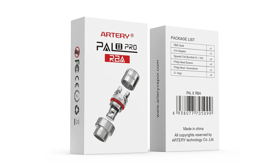 Artery RBA Coil for PAL IIPal II Pro
