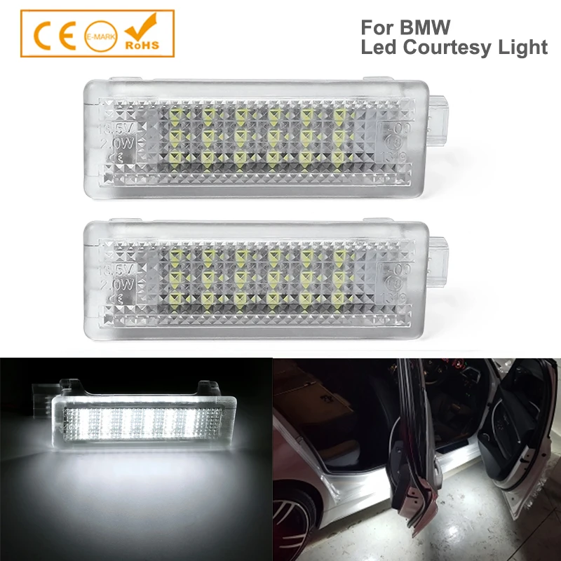 

2Pcs Car Door Light Footwell Lamp For Evoque Range Rover Land Rover4 Range Rover Sport Freelander2 2012-2013 Led Courtesy Light