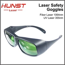 

Hunst 1064nm UV355 Laser Safety Goggles Protective Glasses Shield Protection Eyewear 200-450nm 800nm-1100nm For YAG Fiber Lase