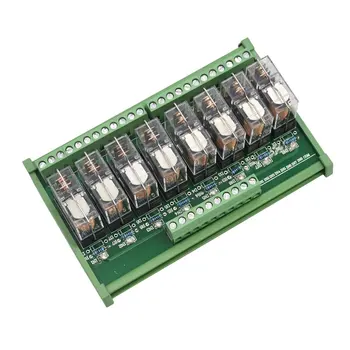 

Rail Mounting Din Ac / Dc Gt2A High-End 4/8-Channel Relay Control 4 Spdt 16A Power Relay Module, Omron G2R-1-E.X1