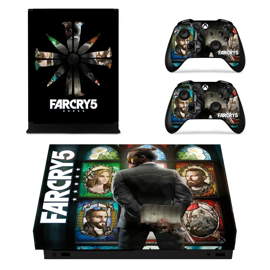 FARCRY Far Cry 5 игра полное покрытие кожи консоли и наклейка на контроллер для Xbox One X кожи наклейки Винил
