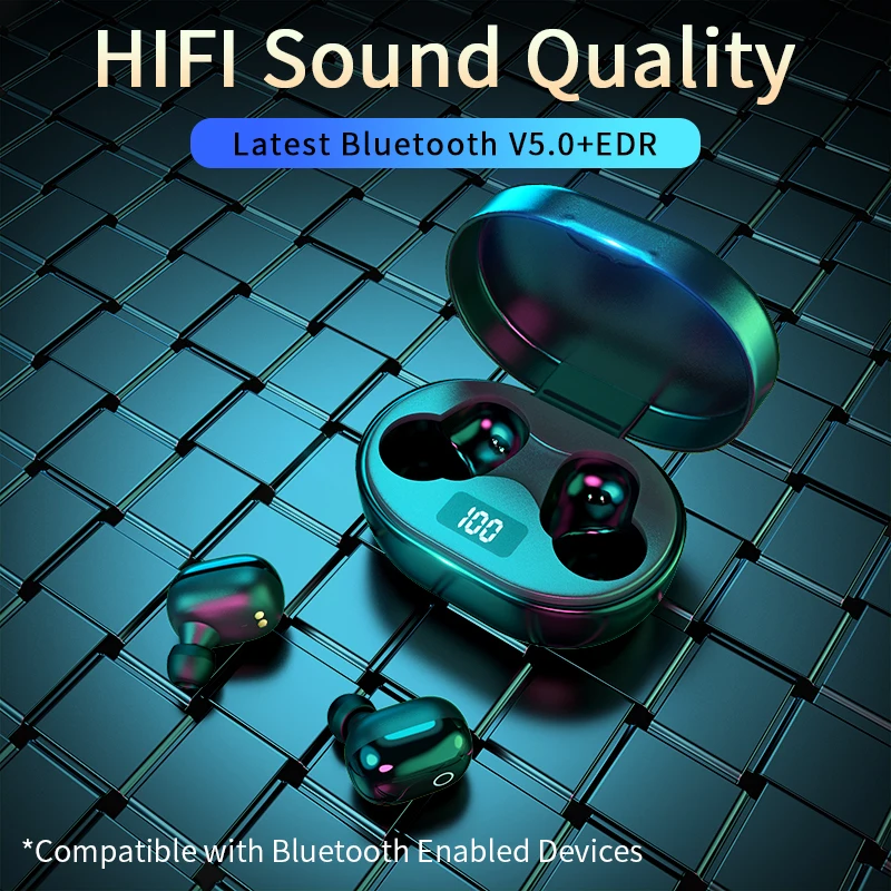TWS-наушники DUSH беспроводные Bluetooth-наушники Спортивная мини-гарнитура стерео звук