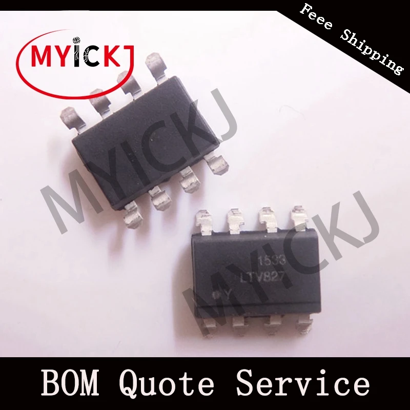 10PCS LTV-827S-TA1 Property of Lite-On Only IC CHIP SOP8 |