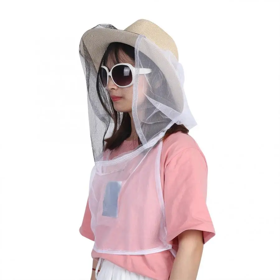 6 шт. дышащая пчелиная вуаль Защитная Для пчелы Пчеловодство Защитная Сетчатая вуаль для лица Защитная сетка для наружного пчеловодства инструменты