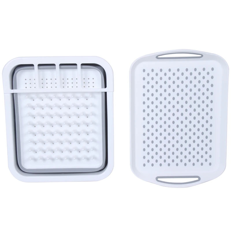 

Foldable Dish Rack Kitchen Storage Holder Drainer Bowl Tableware Plate Portable Dinnerware Drying Rack With Tray Space Saving