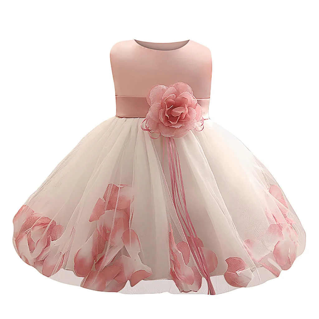 Flower Girl Dress Wedding Princess Tulle Birthday Party Ceremonies Lace Kids Dresses Children Clothes Baby For | Детская одежда и