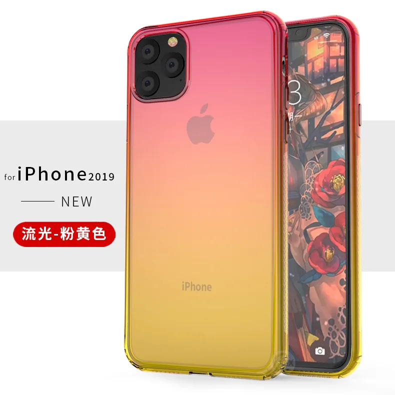 Противоударный Прозрачный чехол для Iphone 11 Мягкий ударопрочный черный из ТПУ Pro Max