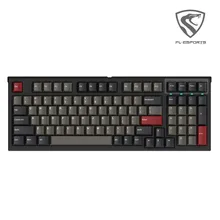 Fl · esports fl980 teclado mecânico 98-chave single-mode com fio fullkey eixo comutável pbt keycap computador jogo equipamentos de escritório