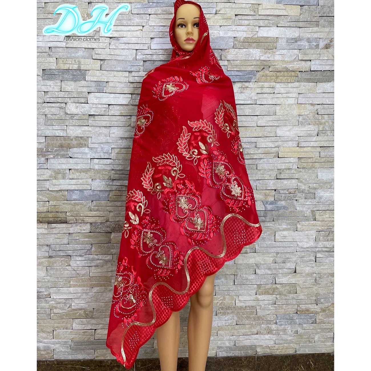 

Fashion Dubai Muslim Women Hijab African Women 100%Cotton Scarf Big Size Cotton Shawls Pray Scarf DH049