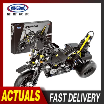 

XINGBAO LepinD Technic MOC R1200 GS Heavy Harlan motorcycle Model Building Blocks Toys for children Bricks brinquedos Gifts
